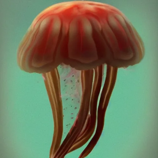 Prompt: jellyfish man hybrid, hyper realistic, 4 k photograph