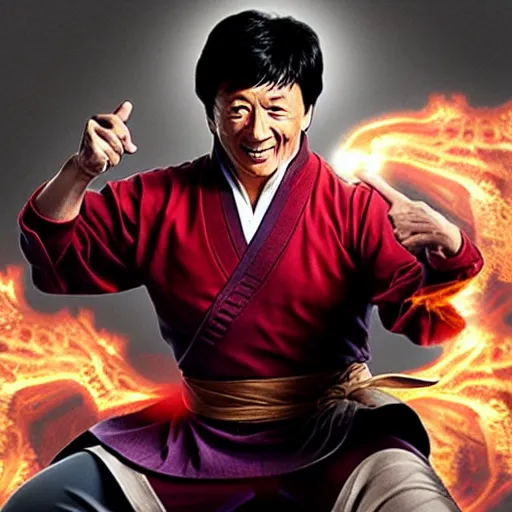 Prompt: Jackie Chan as Shang Chi