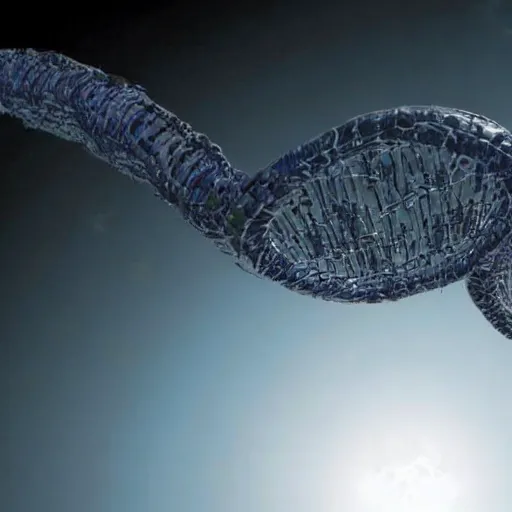 Image similar to biologically feasible alien species that do not use dna to carry hereditary information