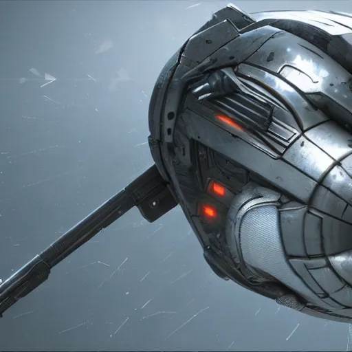 Image similar to sci - fi energetic weapon with scratches, hyper - detailed, close up shot, unreal engine, octane, studio light, commercial shot, hdr, focusing