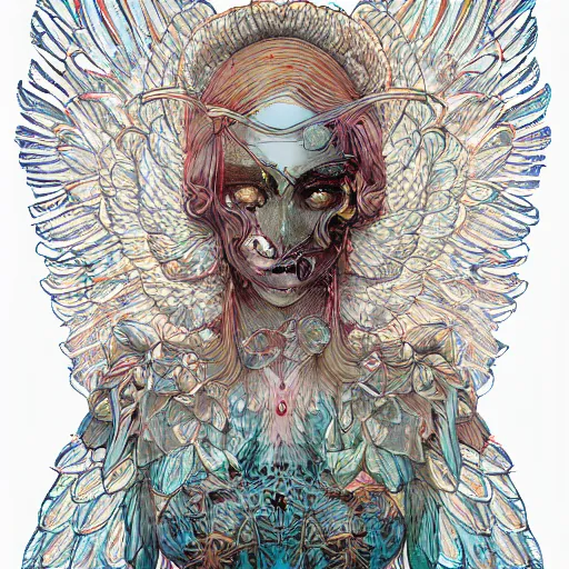 Prompt: archangel by James Jean And WLOPPRO