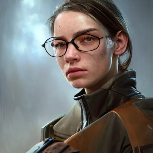 Prompt: portrait of alyx vance from half life 2, digital painting, artstation, concept art, donato giancola, Joseph Christian Leyendecker, WLOP, Boris Vallejo, Breathtaking, 8k resolution, extremely detailed, beautiful, establishing shot, artistic, hyperrealistic, beautiful face, octane render, cinematic lighting, dramatic lighting, masterpiece