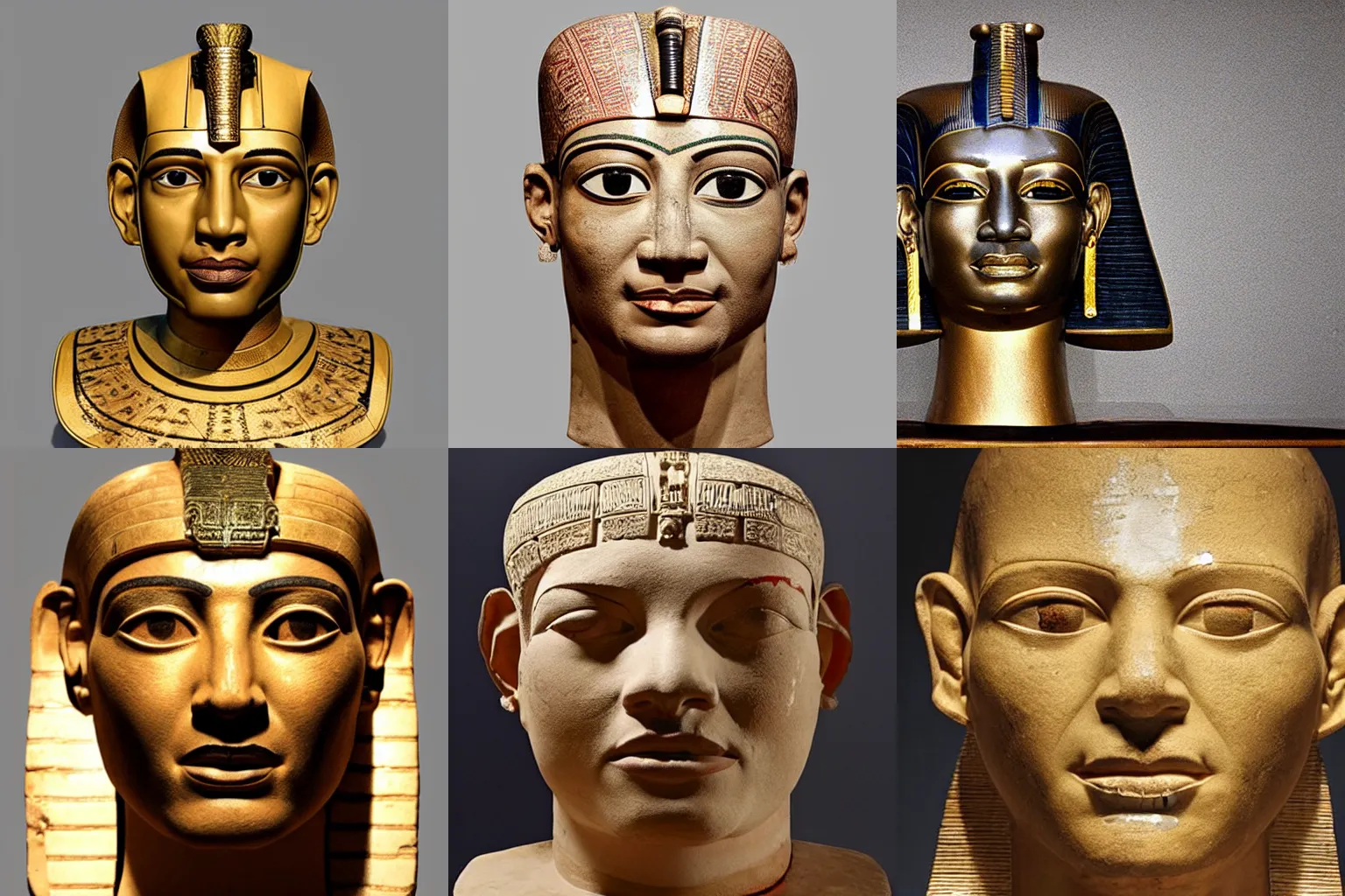 Prompt: ramses ii facial reconstruction