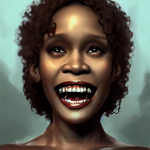 Prompt: young whitney houston as a zombie, 7 days to die zombie, fine art, award winning, intricate, elegant, sharp focus, cinematic lighting, highly detailed, digital painting, 8 k concept art, art by guweiz and z. w. gu, masterpiece, trending on artstation, 8 k