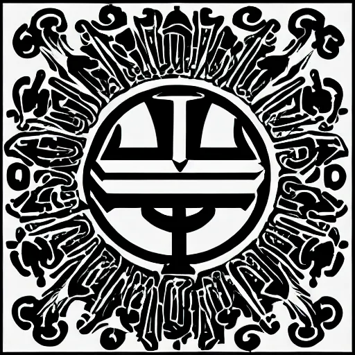 Image similar to simple occult symbol. clip art