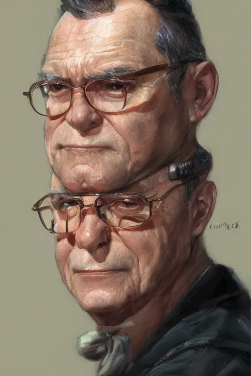 Image similar to Ion Iliescu, closeup character portrait art by Donato Giancola, Craig Mullins, digital art, trending on artstation