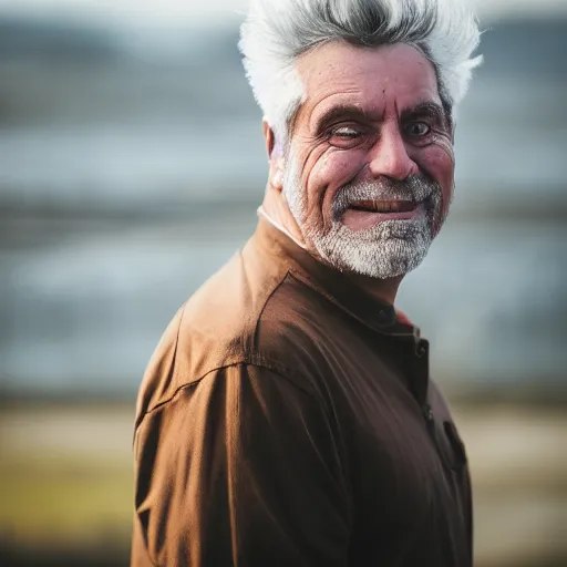 Image similar to portrait photo still of rick sanchez real life, 8 k, 8 5 mm f 1. 8