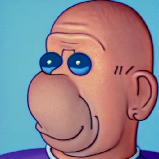 Prompt: hyper realistic portrait of Homer Simpson by Terry Richardson