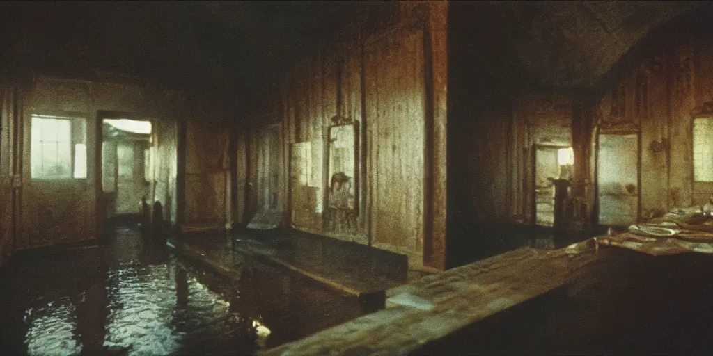 Image similar to detailed medium format photo, polaroid still from tarkovsky movie, ron jeremy, haze, high production value, intricate details, 8 k resolution, hyperrealistic, hdr, photorealistic, high definition, tehnicolor, award - winning photography, masterpiece, amazing colors