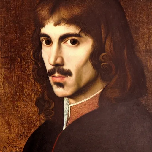 Image similar to renaissance era portrait of george harrison