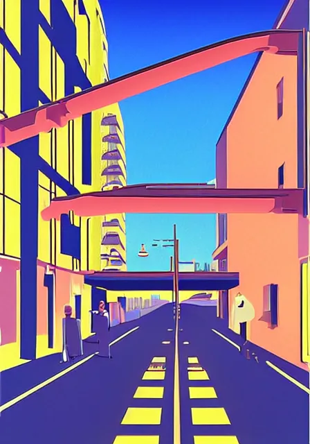 Prompt: artwork in the style of hiroshi nagai