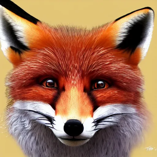 Prompt: photorealistic fox