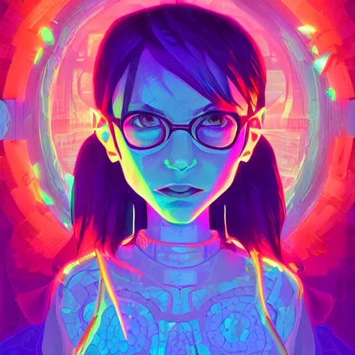 Image similar to skill magic geek inside matrix deepdream radiating a glowing aura stuff loot legends stylized digital illustration video game icon artstation lois van baarle, ilya kuvshinov, rossdraws,