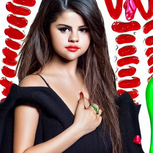 Image similar to selena gomez as celery