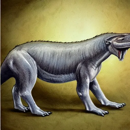 Prompt: realistic prehistoric cave animal drawings, cave, high quality, rocks, paint