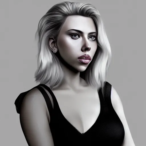 Prompt: portrait of the most beautiful and stunning woman in the world, scarlette johansson,Artstation, real life, 8K, HQ,
