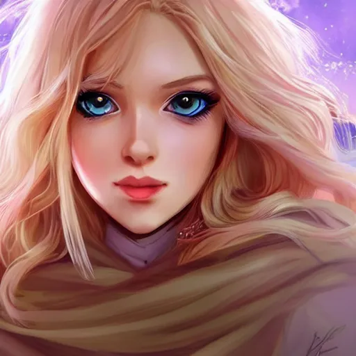 Image similar to blonde haired young gorgeous royal princess cute golden eyes concept art artstation pinterest wallpaper full hd high quality high resolution detailed beautiful epic masterpiece phenomenal incredible extraordinary amazing awesome spectacular exceptional astonishing astounding stunning magnificient wonderful marvelous