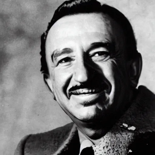 Prompt: walt disney as a gang banger