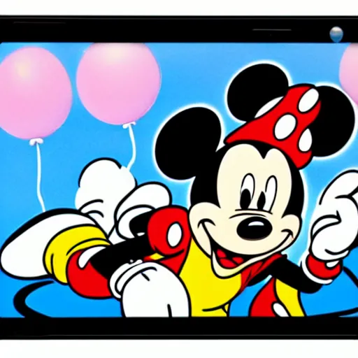 Image similar to mickey mouse's telephone