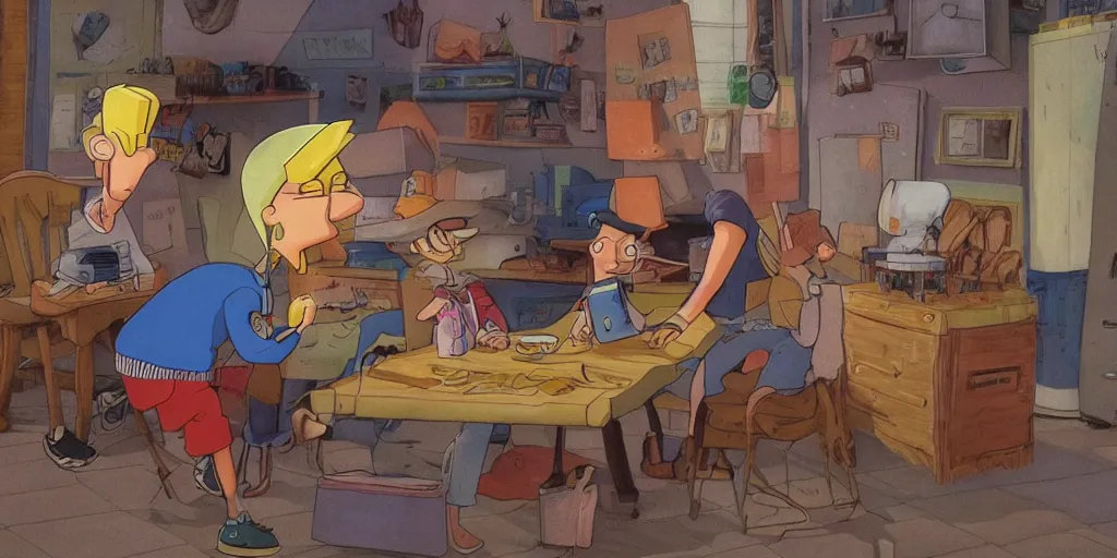 Image similar to hey arnold, photorealistic