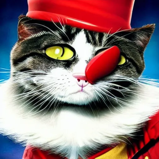 Image similar to harry potter as cat in the hat