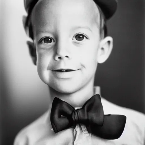 Image similar to photo of Alfalfa from Little Rascals, by Diane Arbus, black and white, high contrast, Rolleiflex, 55mm f/4 lens