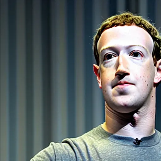 Image similar to mark zuckerberg as a robot