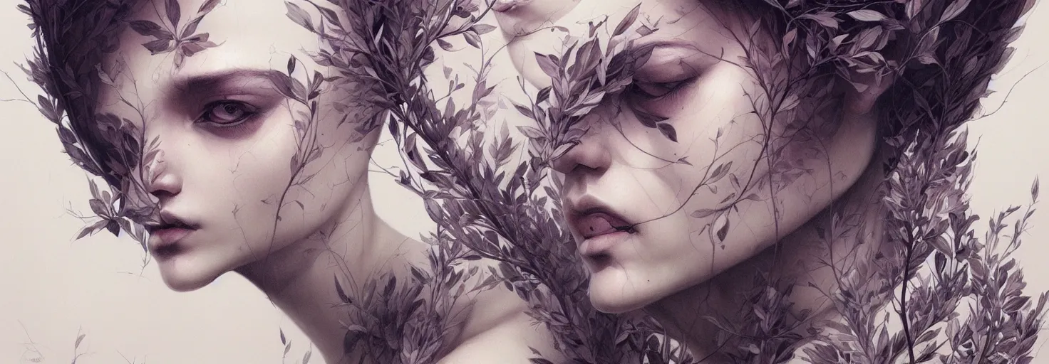 Image similar to gregoriy isakhanyan, with soft line, symmetrical patterns, in style marco mazzoni, greg rutkowski, artgerm