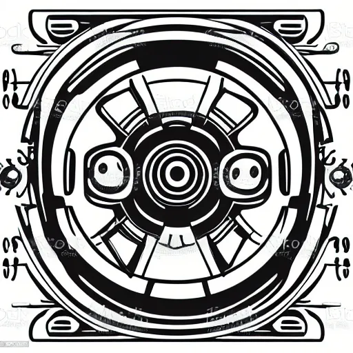 Image similar to lathe, vector art