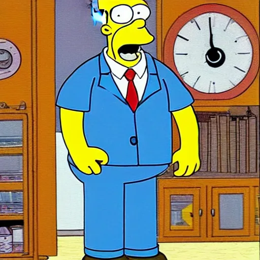 Prompt: homer simpson as a human