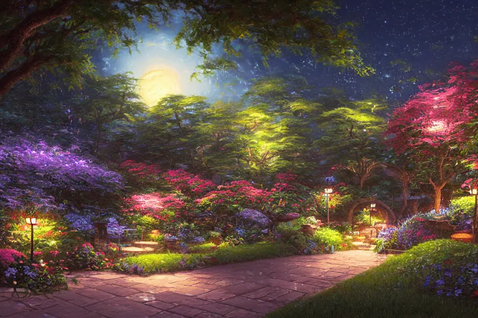 Share more than 75 garden background anime - awesomeenglish.edu.vn