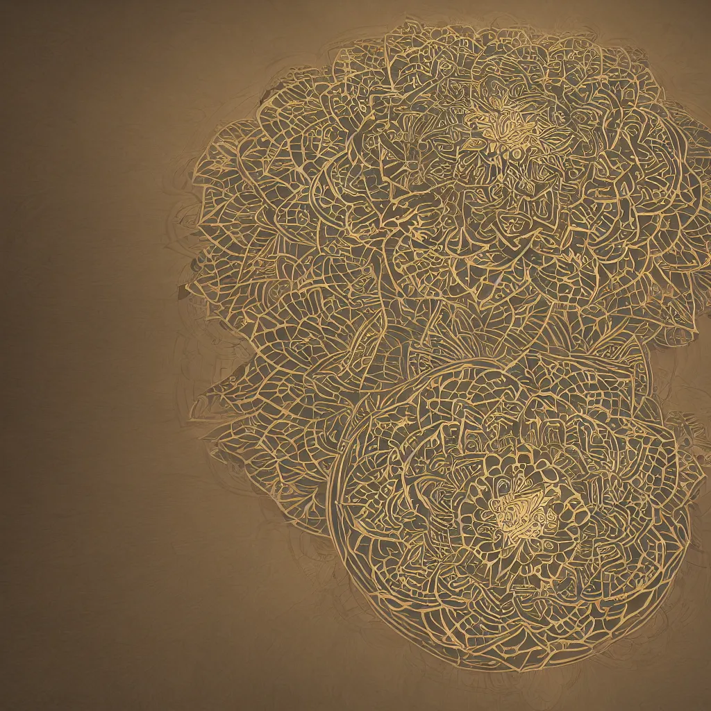 Image similar to Perfect Lotus Mandala, hyperrealistic, dream, ethereal, healing energy, octane render, CGSociety, 8k