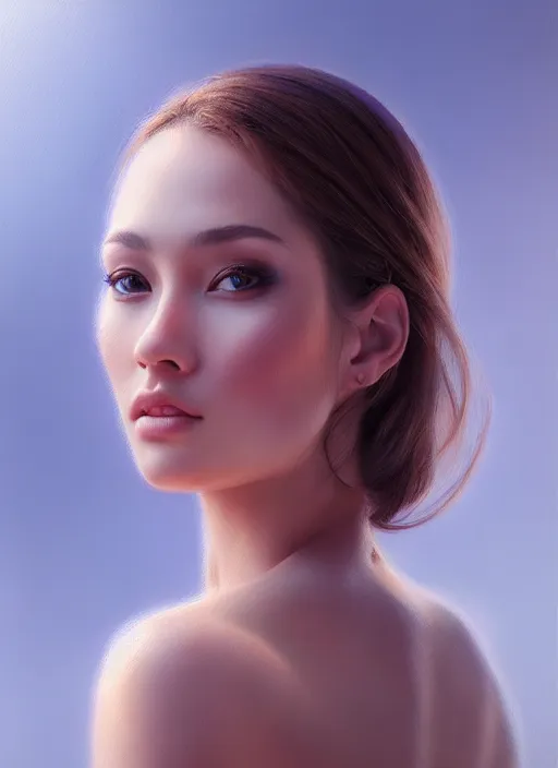 Image similar to photo of a gorgeous young woman in the style of stefan kostic, realistic, sharp focus, 8 k high definition, insanely detailed, intricate, elegant, art by stanley lau and artgerm