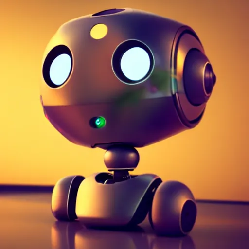 Prompt: a cute little robot. super realistic 8 k render of a elegant, cinematic composition