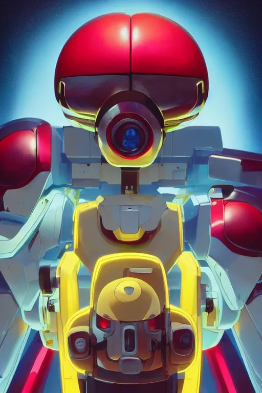 Image similar to metabots medabots medarotto medarot robot minimalist comics helmet mask neon cybereye, behance hd by jesper ejsing, by rhads, makoto shinkai and lois van baarle, ilya kuvshinov, rossdraws global illumination ray tracing hdr radiating a glowing aura