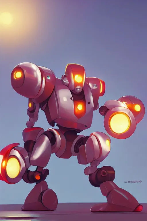 Image similar to metabots medabots medarotto medarot robot minimalist comics, behance hd by jesper ejsing, by rhads, makoto shinkai and lois van baarle, ilya kuvshinov, rossdraws global illumination ray tracing hdr radiating a glowing aura