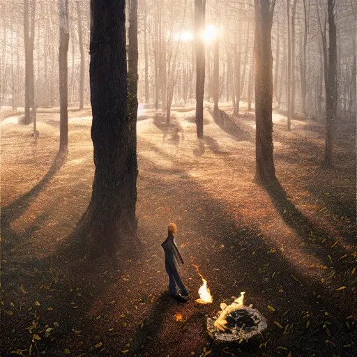 Image similar to Editorial Masterpiece Illusion Arcane, crystalline Magical fire by Erik Johansson, perfect crisp light