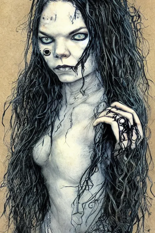 Image similar to full body portrait of anya taylor joy as death from sandman, by jean baptiste monge