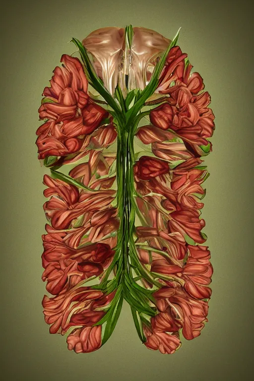 Image similar to internal anatomy of a flower