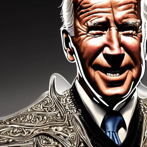 Prompt: joe biden, digital art, cosmic, 3 d high definition, trending on art station, photorealistic, high resolution, 8 k, octane, hyper detailed, insane details, intricate, elite, ornate, elegant trend, highly detailed and intricate, sharp focus, photography, unreal engine