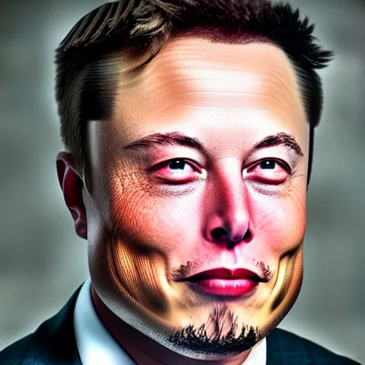 Image similar to Elon Musk looking like Shrek, highly detailed, high quality, HD, 4k, 8k, Canon 300mm, professional photographer, 40mp, lifelike, top-rated, award winning, realistic, sharp, no blur, edited, corrected, trending