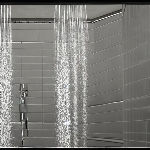 Image similar to Three old ladies shouting into a shower head, unreal engine, high detail