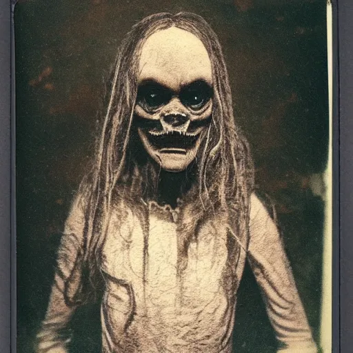 Prompt: ominous polaroid photo of scary entity cryptid designed by emil melmoth, toronto midnight haunted playground, midnight, global illumination