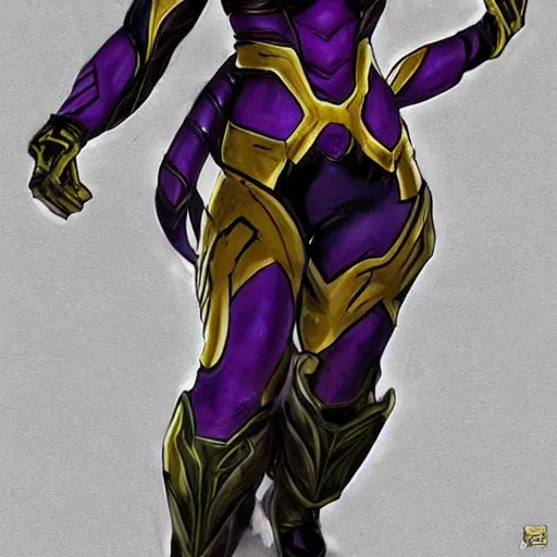 Prompt: Stunning art station gender swapped thanos