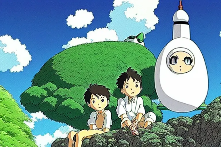 Prompt: ultra hd Fårö Norsta Auren studio ghibli