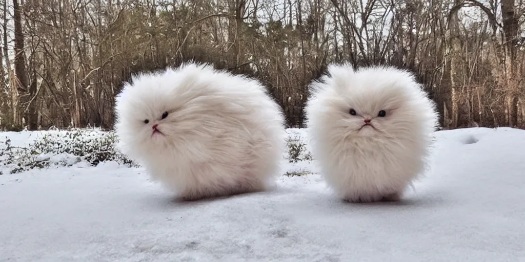 Prompt: real life pokemons, cute!!!, content!!!, mischievous!!!, adorable!!!, fluffy!!!, ultra realistic!!!, winter, blanket of snow, 4 0 0 0 kelvin, golden hour, sharp focus