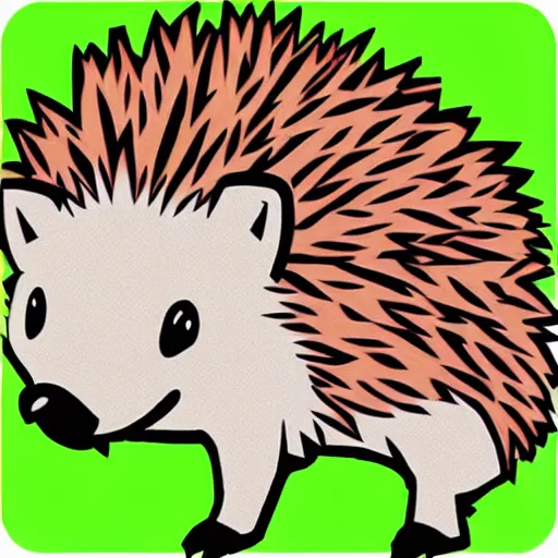 Image similar to amongus game twitch emote sus hedgehog