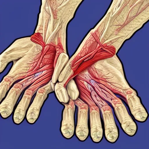 Image similar to anatomically correct hands