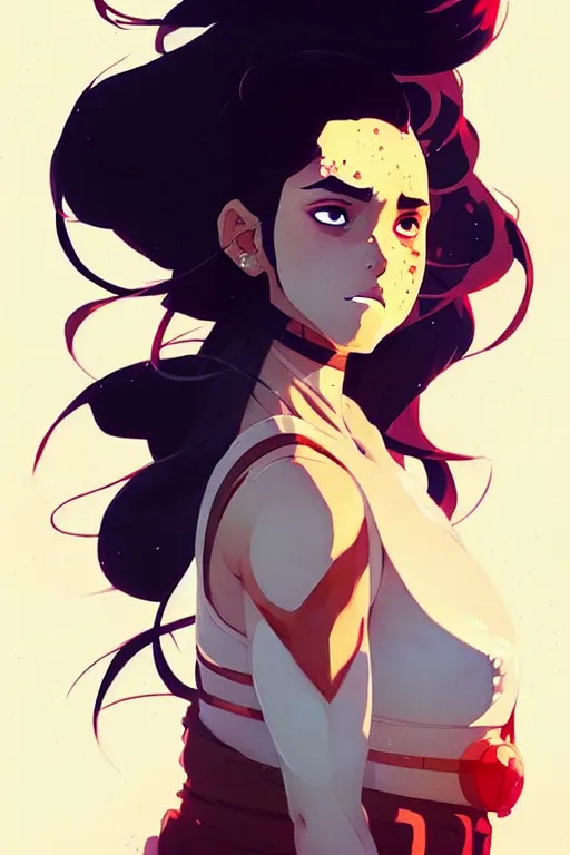 Image similar to a ultradetailed painting of katara by conrad roset, greg rutkowski and makoto shinkai trending on artstation