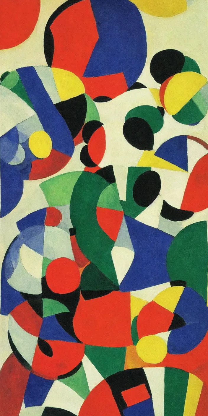 Prompt: Composition with Discs by Sonia Delaunay